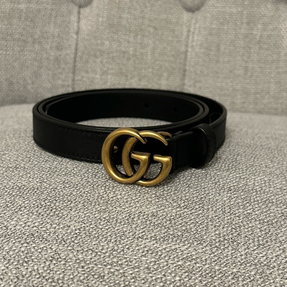 Gucci GG marmont thin belt